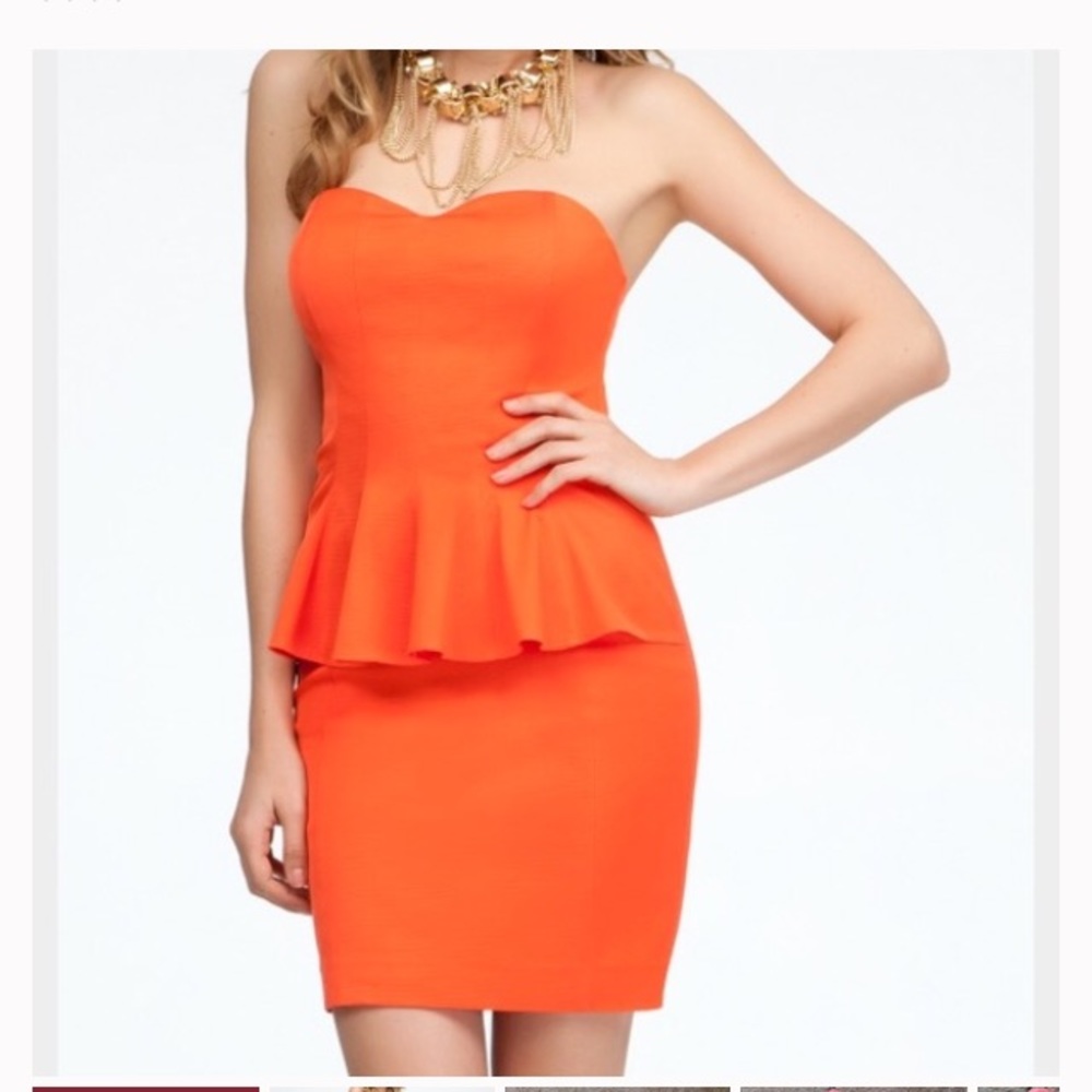 Bebe peplum dress 00